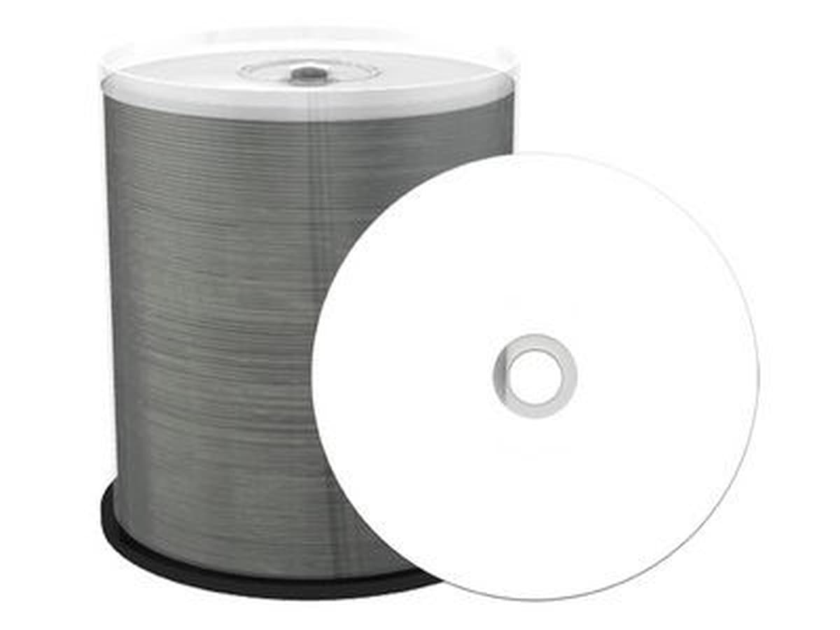 Płyty CD-R MediaRange Proselect 700MB, białe, pełne metalizowanie, opakowanie 100 szt.