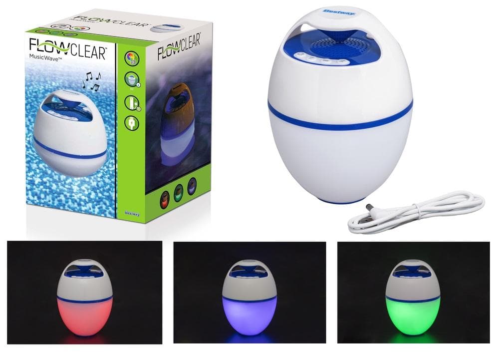 Pływający głośnik Bluetooth LED Bestway 58700 wodoodporny