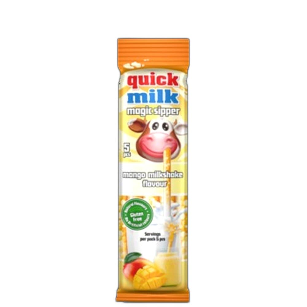 Quick Milk Słomki do picia o smaku waniliowym 30 g