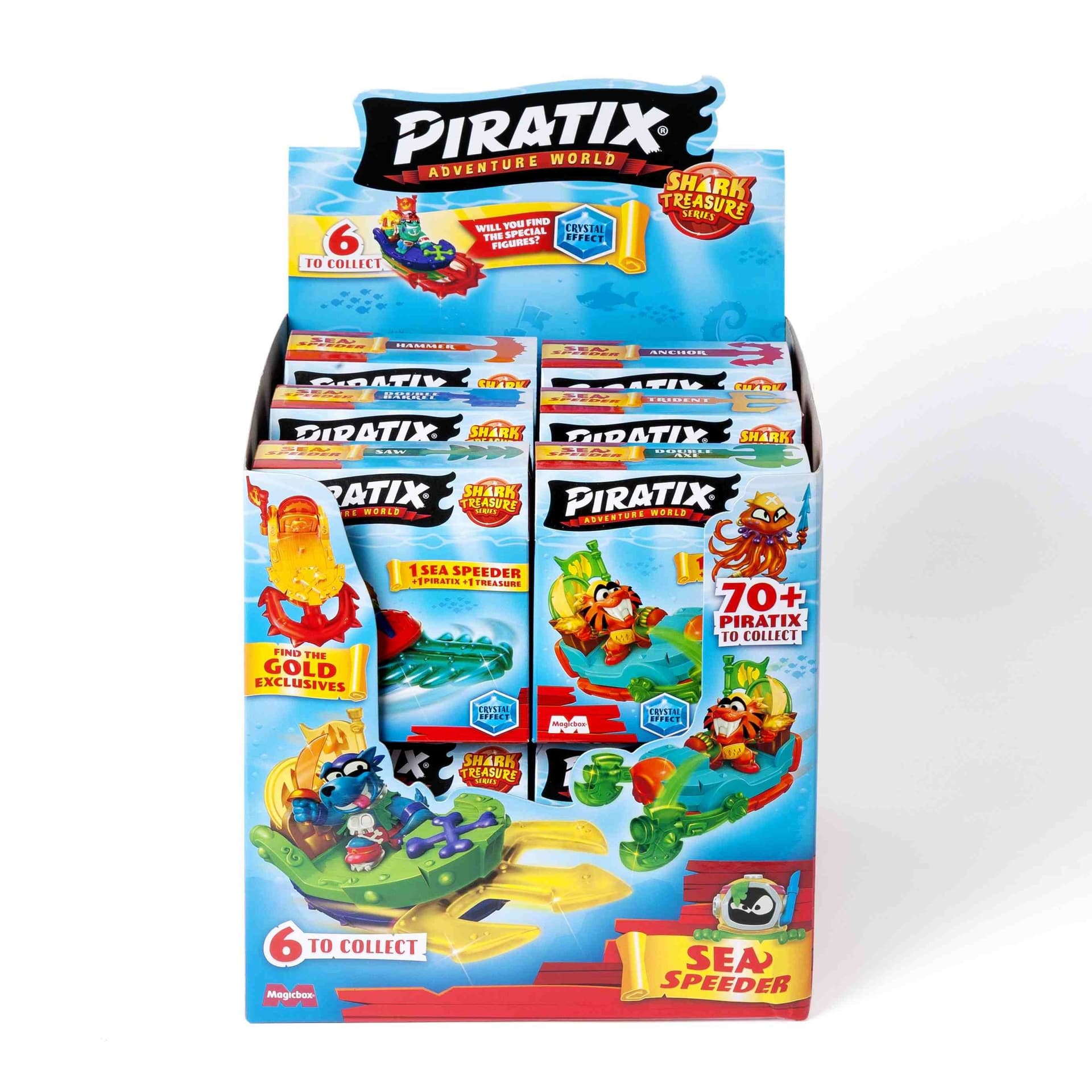 R- Piratix Shark Treasure Sea Speeder 1szt.mix