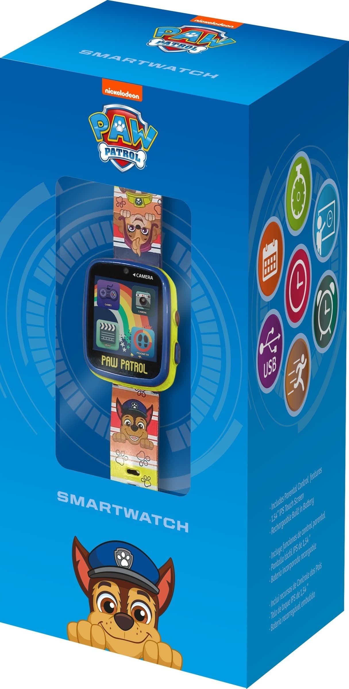 R- Zegarek smartwatch Paw Patrol 15 funkcji PW19836