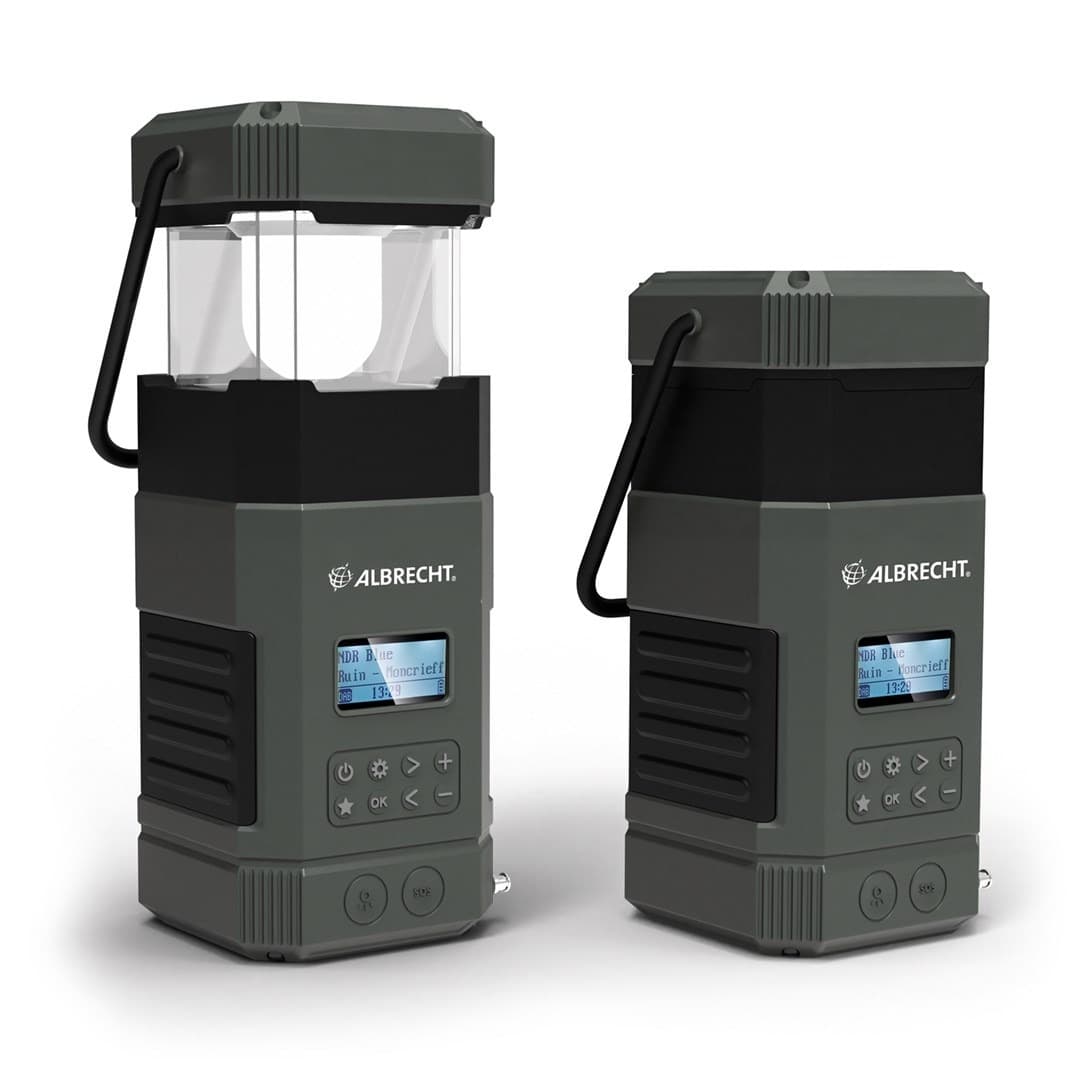 Radio alarmowe DAB+ z latarką Albrecht DR 114 Outdoor
