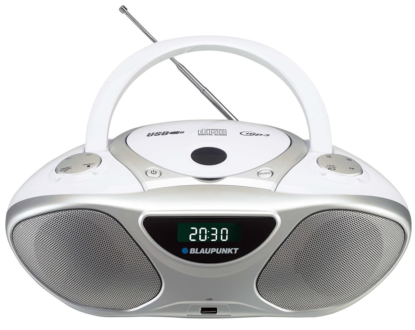 Blaupunkt Radioodtwarzacz CD USB Biały
