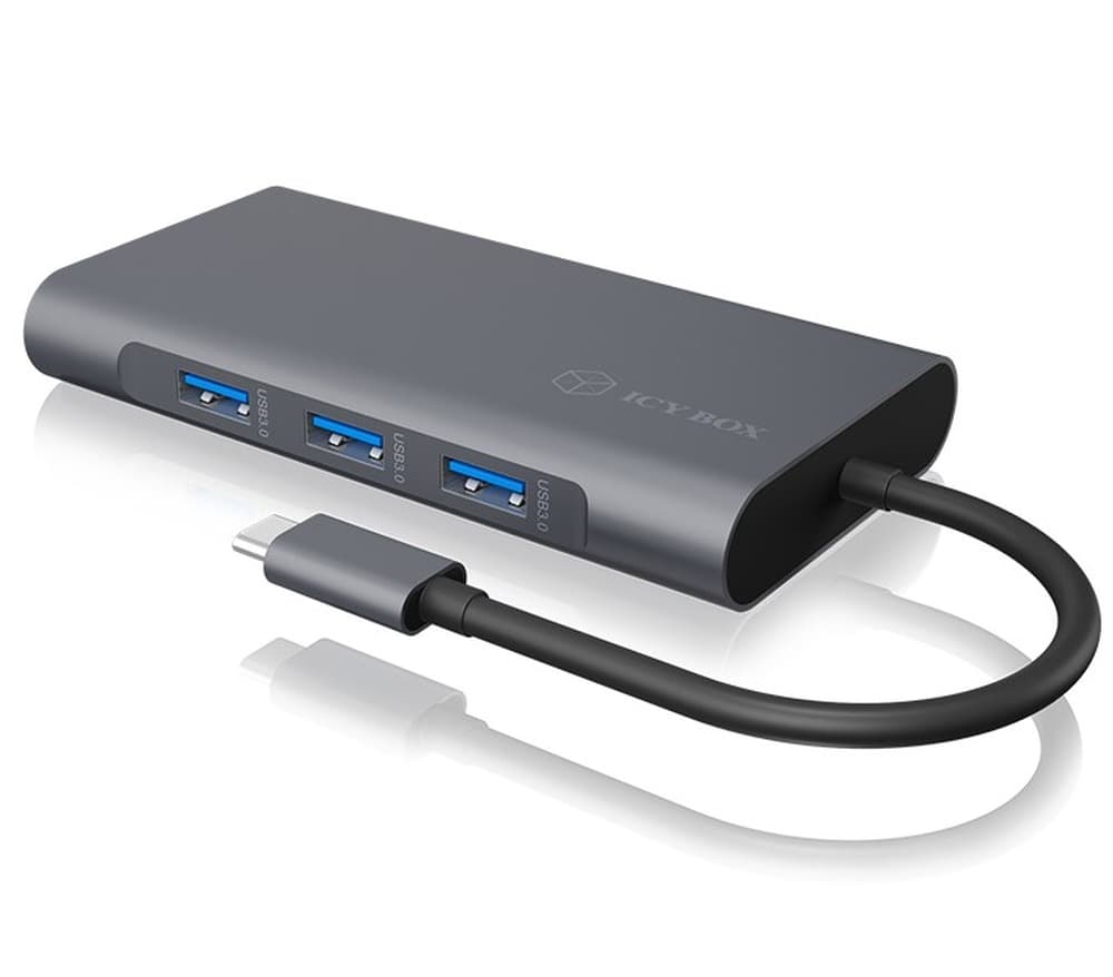 ICY BOX Stacja dokująca USB-C IB-DK4040-CPD Czarna