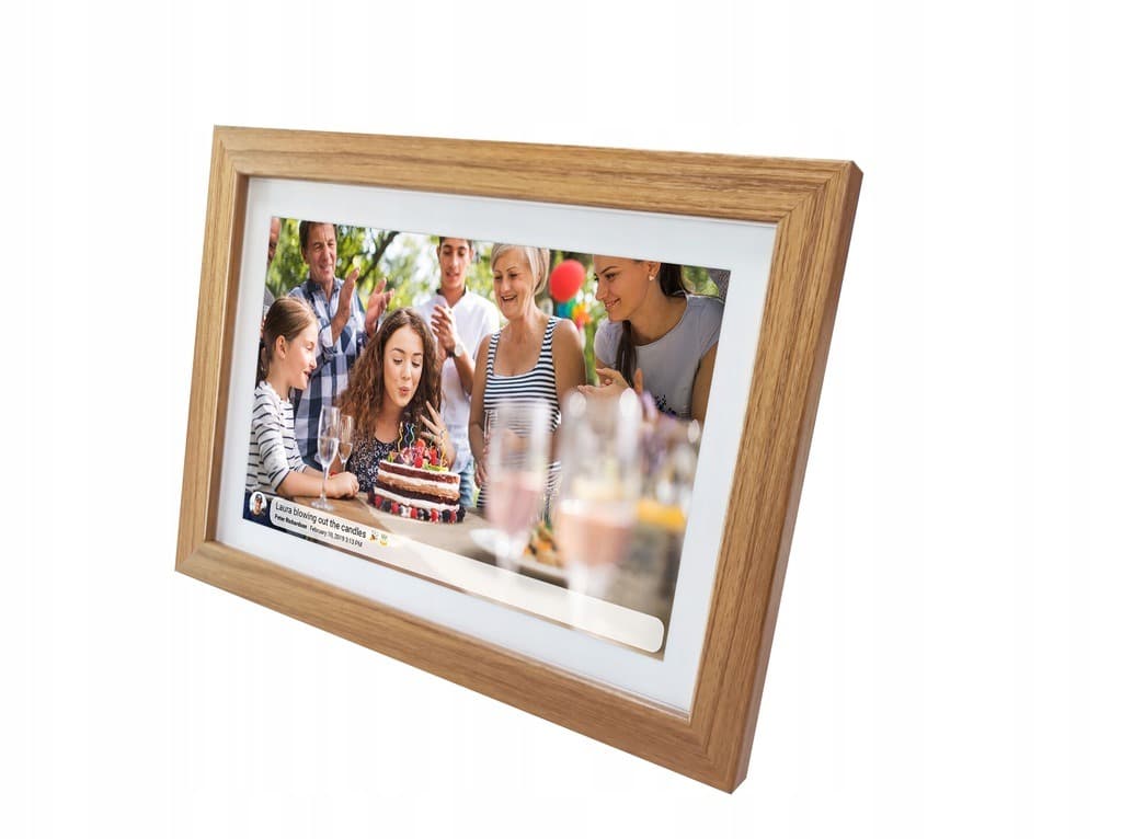 Ramka cyfrowa Denver FRAMEO 10.1" 16GB jasne drewno