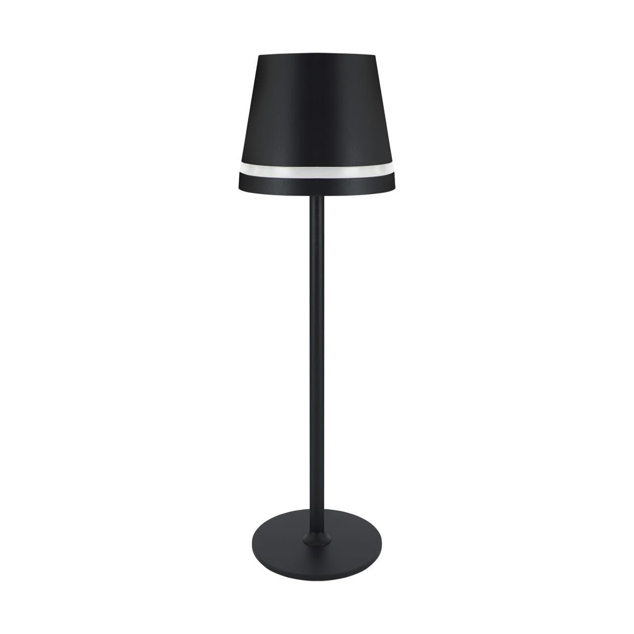 RealPower LED-Solar Lampa Stołowa Czarna, Dimmable, z Akumulatorem