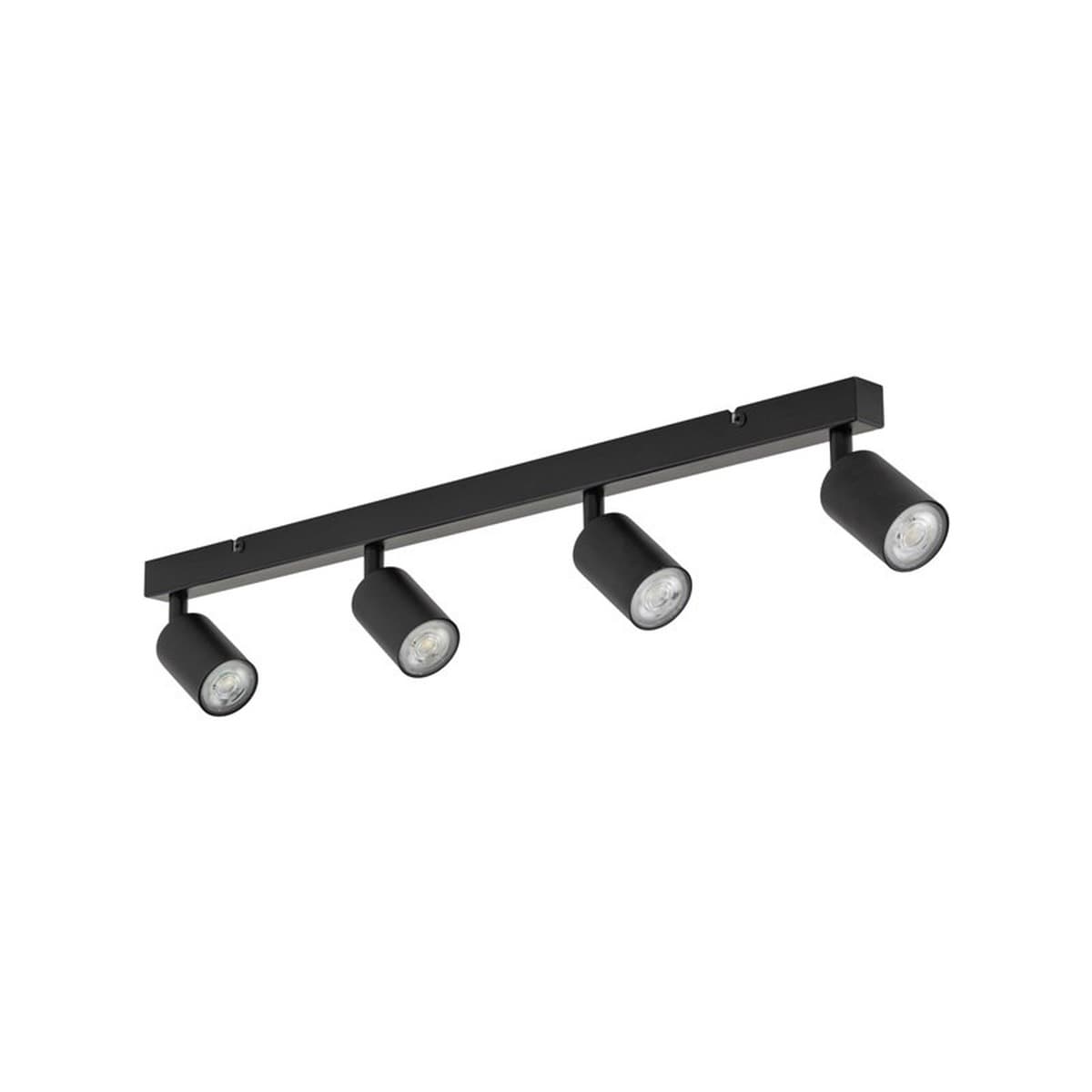 Reflektor natynkowy TOP GU10 4x10W czarny