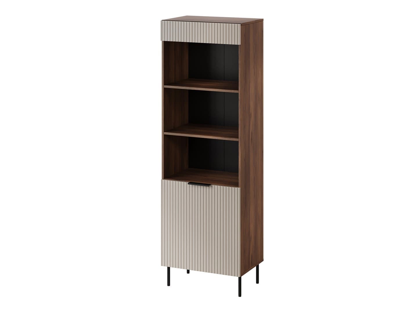 Regał z 3 półkami Almera 60x42x185 cm orzech kaszmir