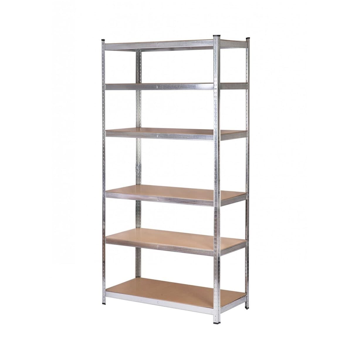 Regał metalowy 6 półek 225x90x50 cm nośność 300 kg szybki montaż