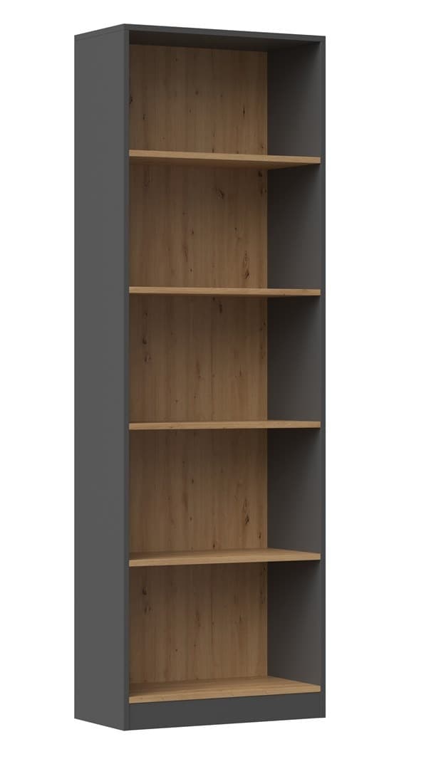 Regał Onyx R60 antracyt / dąb artisan