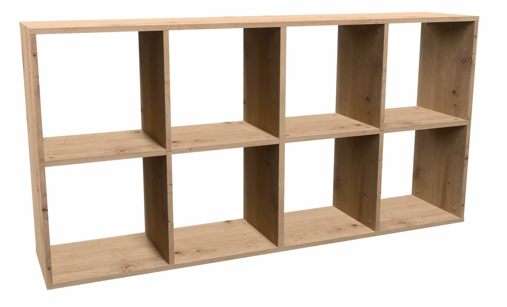 Regał otwarty Malax 2x4 artisan dąb