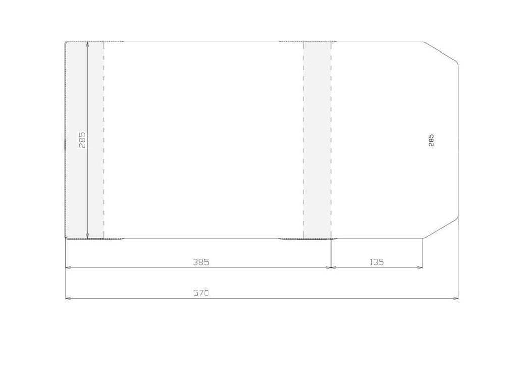 Regulowana okładka na książki i zeszyty 203x520 mm, 50 sztuk