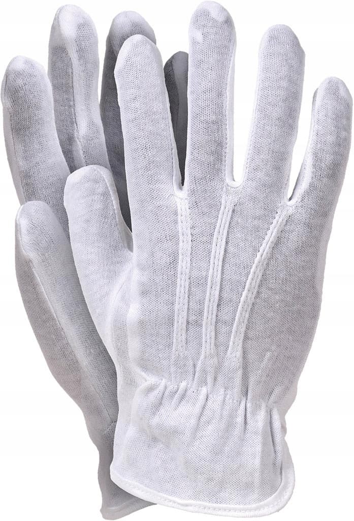 Rękawice bawełniane powlekane lateksem LUX rozm. XL/10"