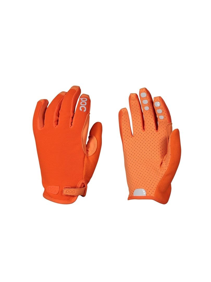Rękawiczki rowerowe Poc Resistance Enduro Adj Glove Fluo Cytrynowo-Pomarańczowy
