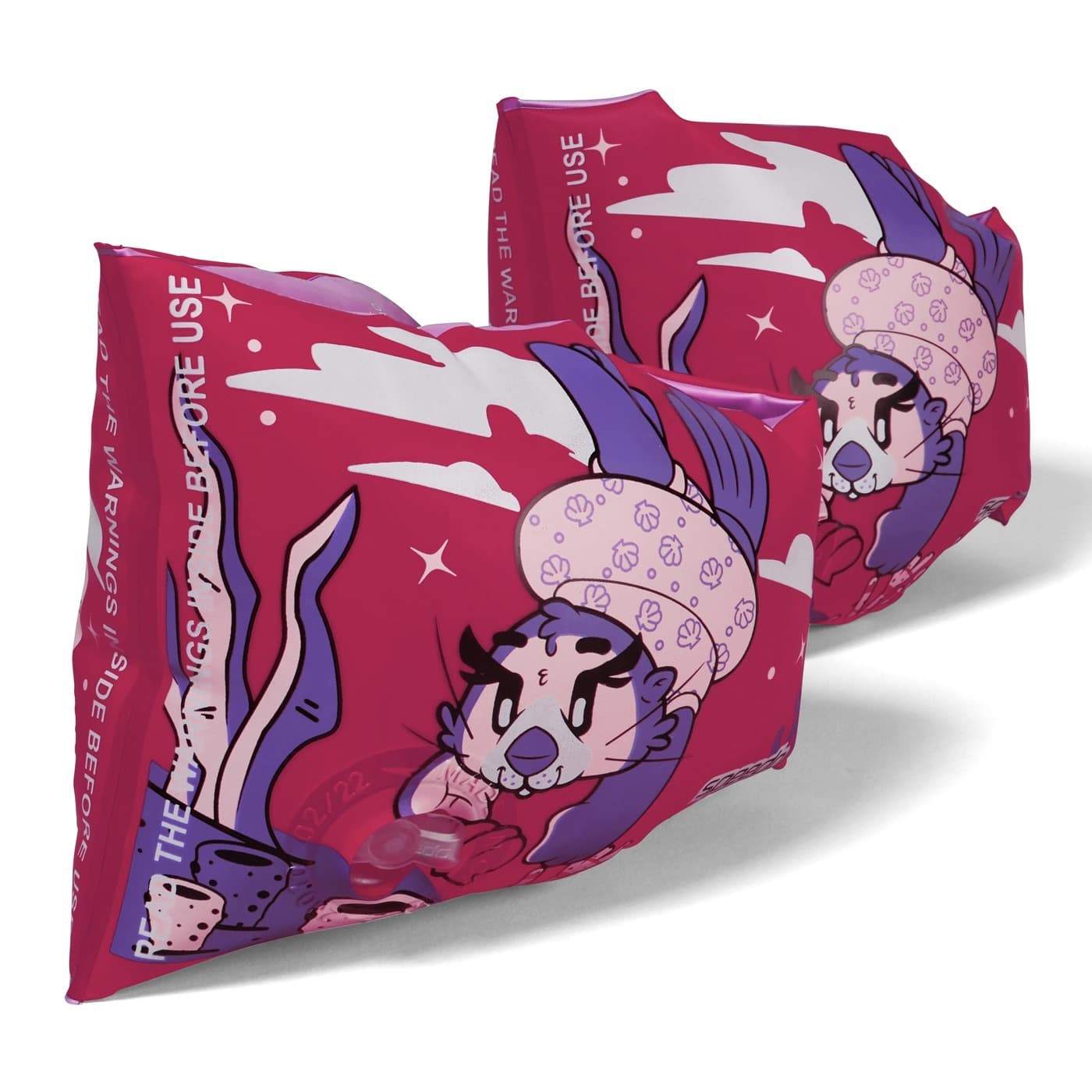 Rękawki do pływania Speedo PRT ARMBANDS IU, rozmiar 2-6, ARIA MIAMI LILAC/SWEET TARO