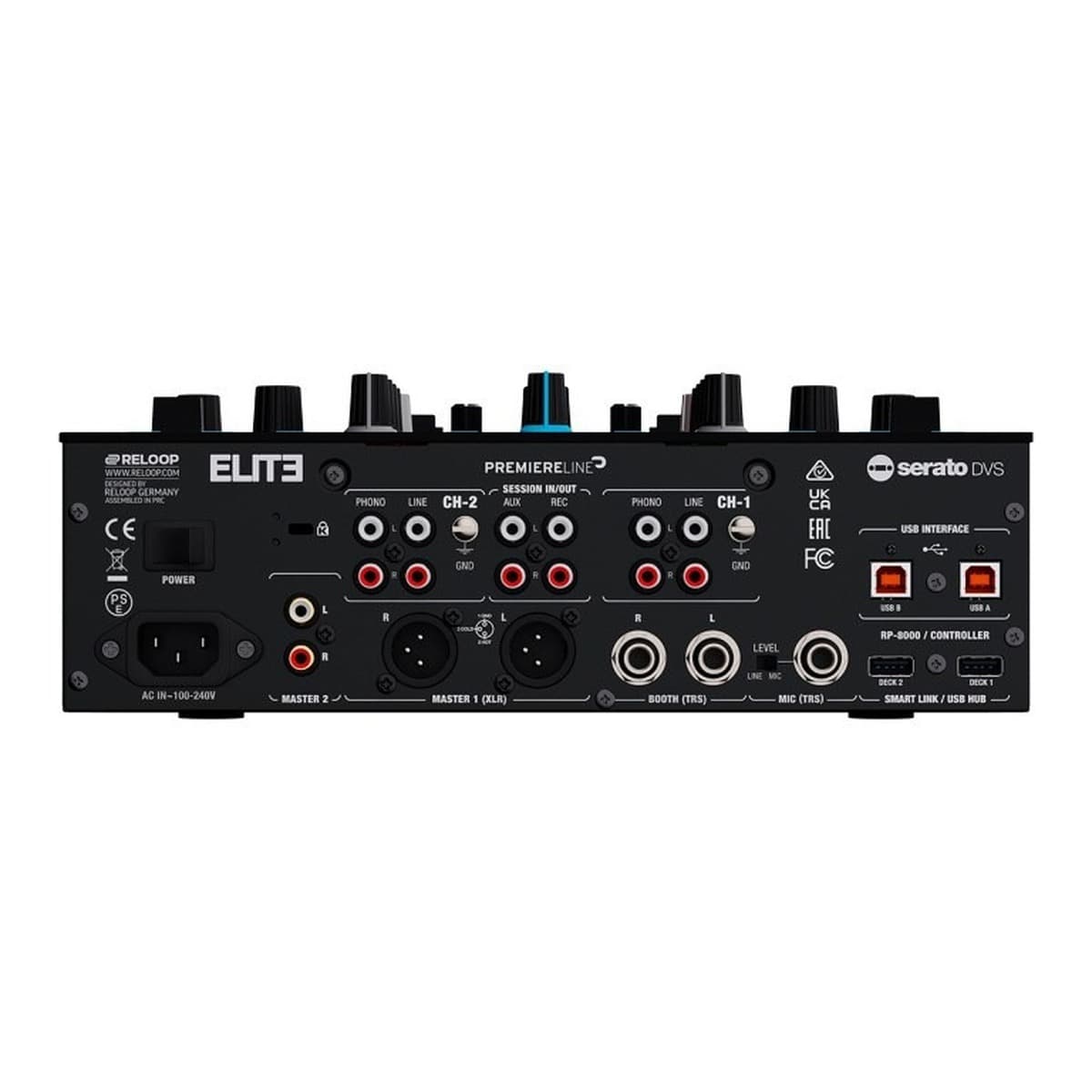 Reloop Elite profesjonalny mikser DJ Serato 4-kanałowy 6,3 kg