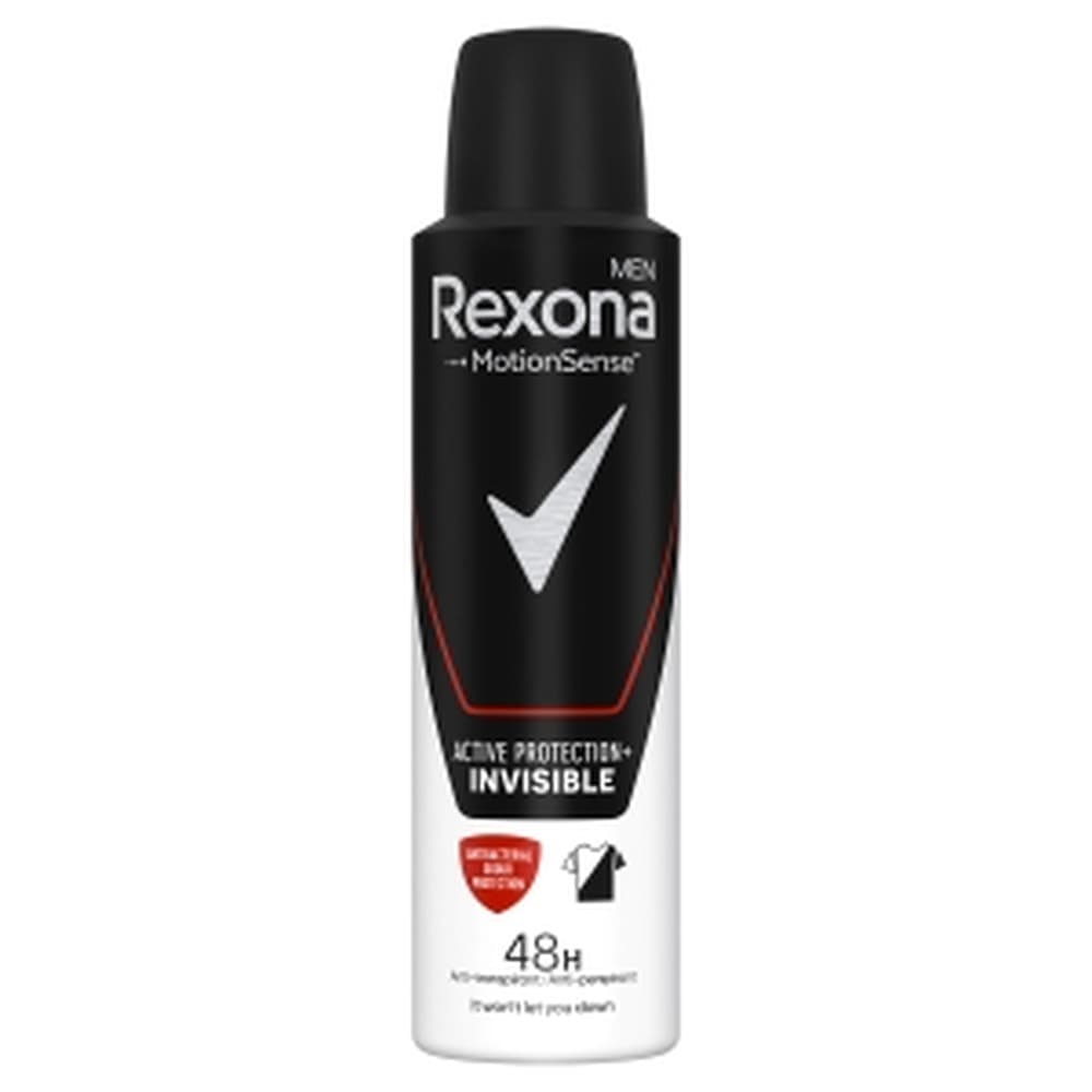 Dezodorant Rexona AP+ Invisible w sprayu dla mężczyzn 150 ml