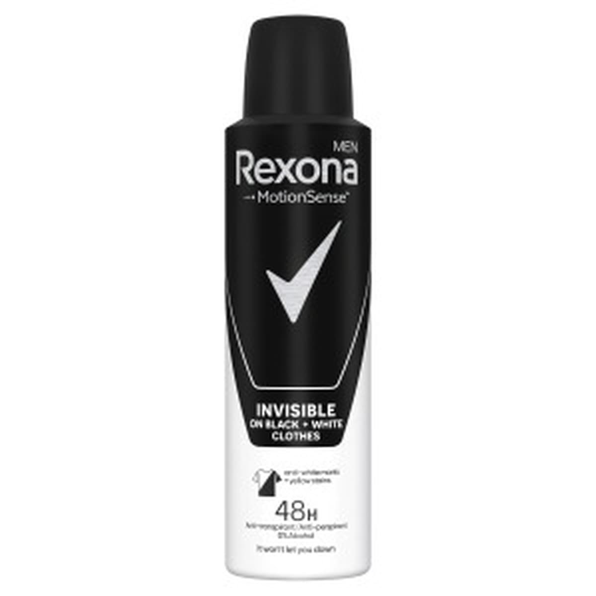 Rexona Invisible Black & White antyperspirant w sprayu 150 ml