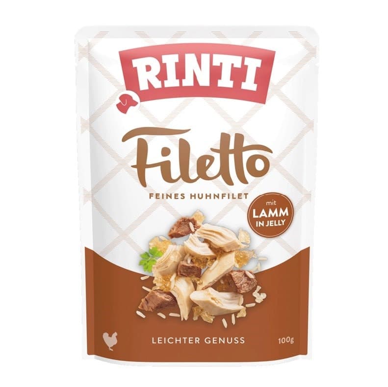Rinti Filetto Kurczak i Jagnięcina dla psa 100g