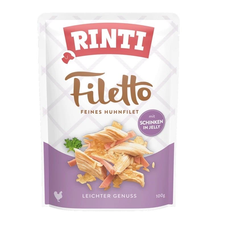 Rinti Filetto Kurczak i Szynka dla kota 100g