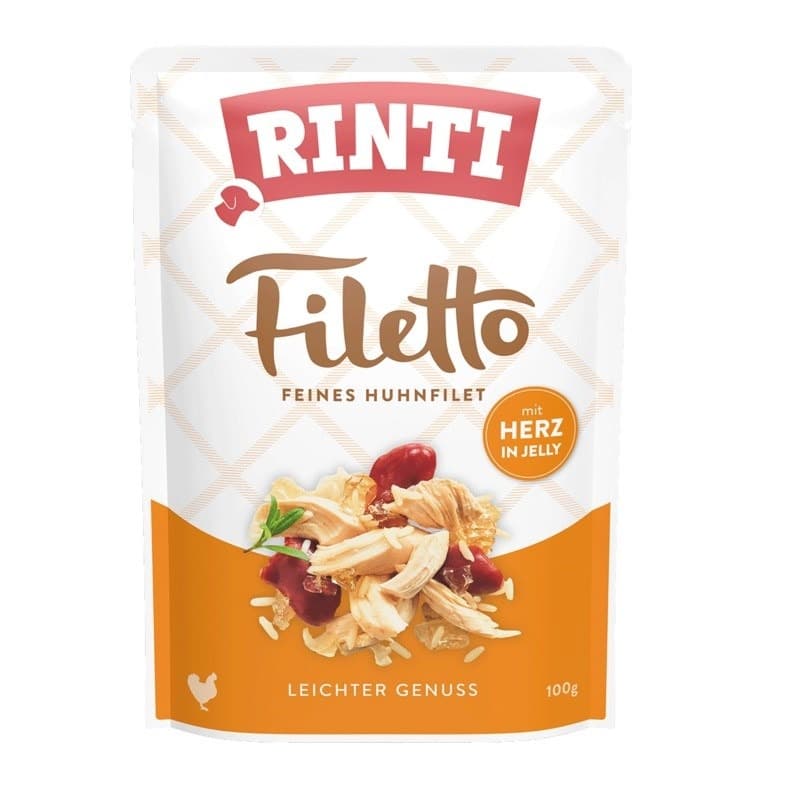 Rinti Filetto Kurczak z Sercami Drobiowymi dla kota 100 g