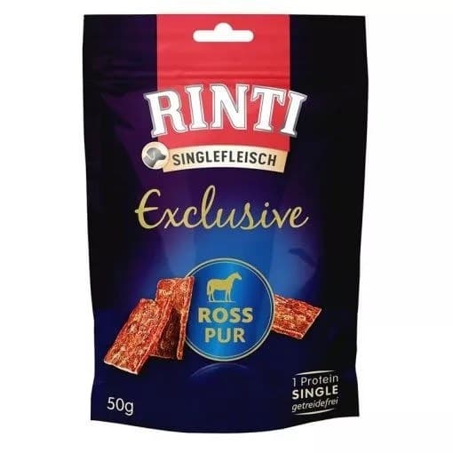Rinti Exclusive Singlefleisch Przysmak z Koniny dla psa 50g