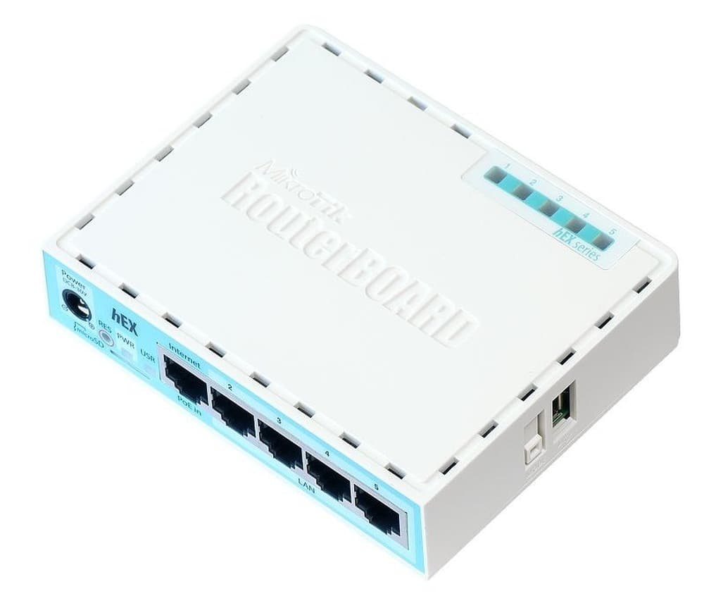 Mikrotik Router RB750GR3 Gigabit Ethernet Turkusowy/Biały
