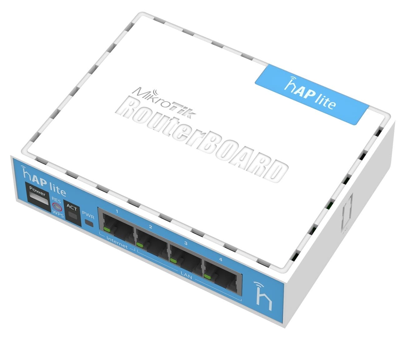 Mikrotik Router WiFi 4 hAP lite 2,4 GHz 4 porty