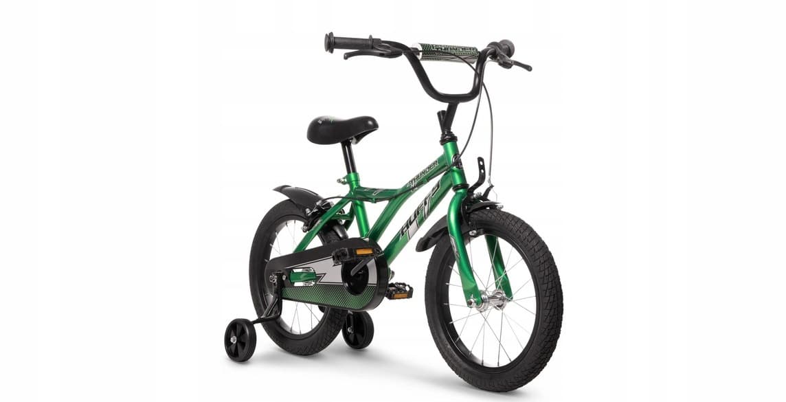 Rower dziecięcy Huffy Pro Thunder 16 cali, zielony