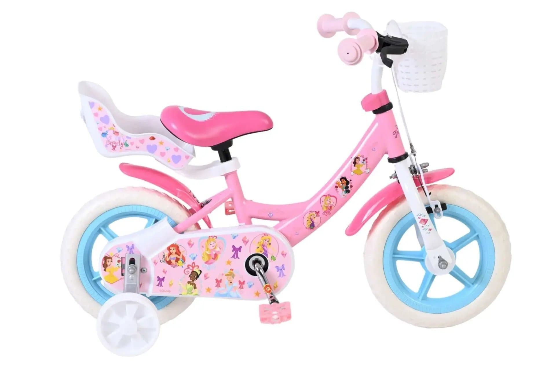 Rower dziecięcy Volare Disney Princess 12 cali różowy