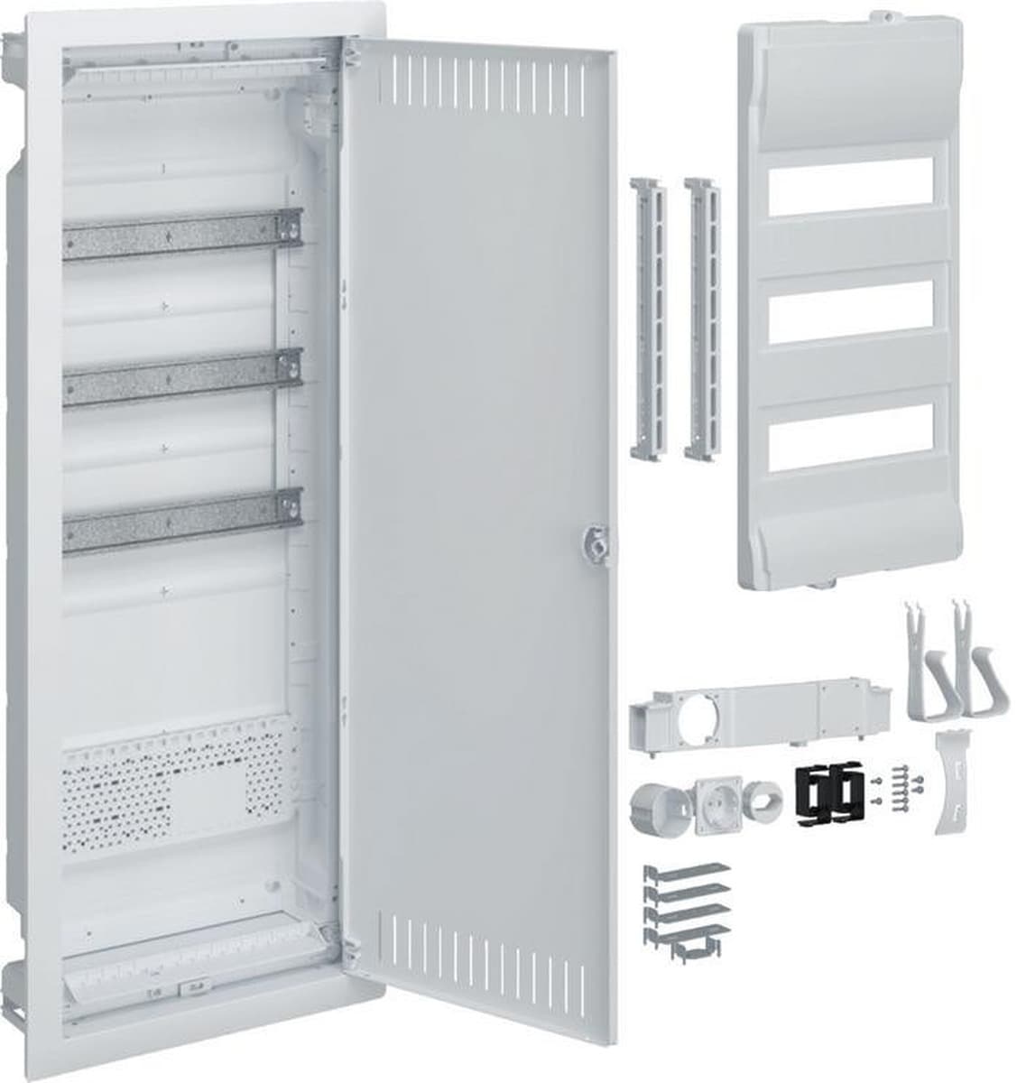 Rozdzielnica elektryczna hybrydowa PT 36M 1x Płyta MON IP40 865x335x90 Drzwi perforowane