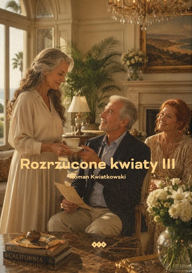 Rozrzucone kwiaty część 3 - powieść obyczajowa Roman Kwiatkowski 210 stron