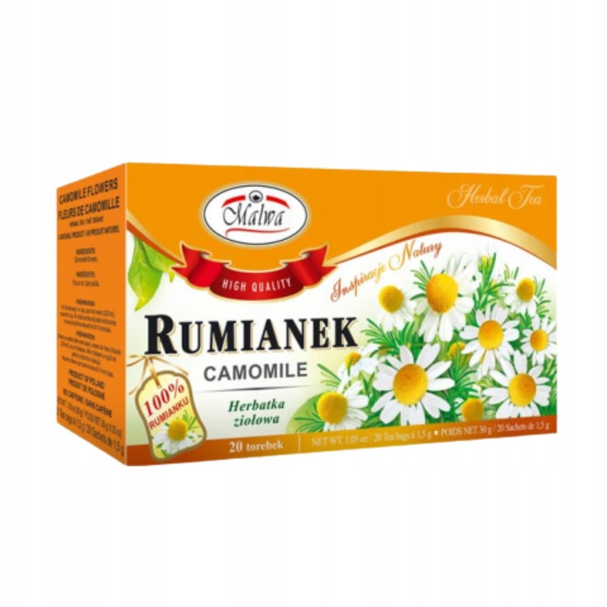 Malwa Rumianek, herbatka ziołowa 30g