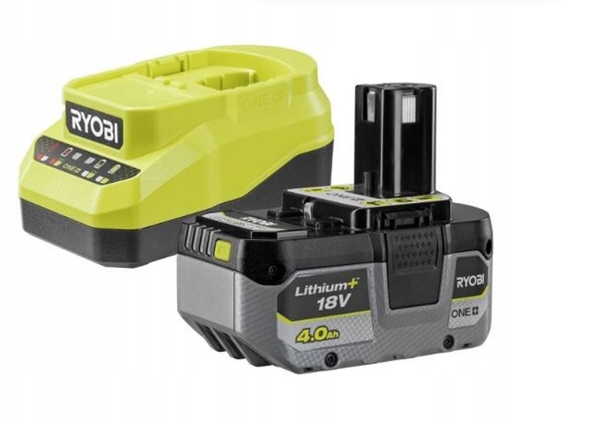RYOBI Akumulator 4Ah + Ładowarka RC18120A-140X