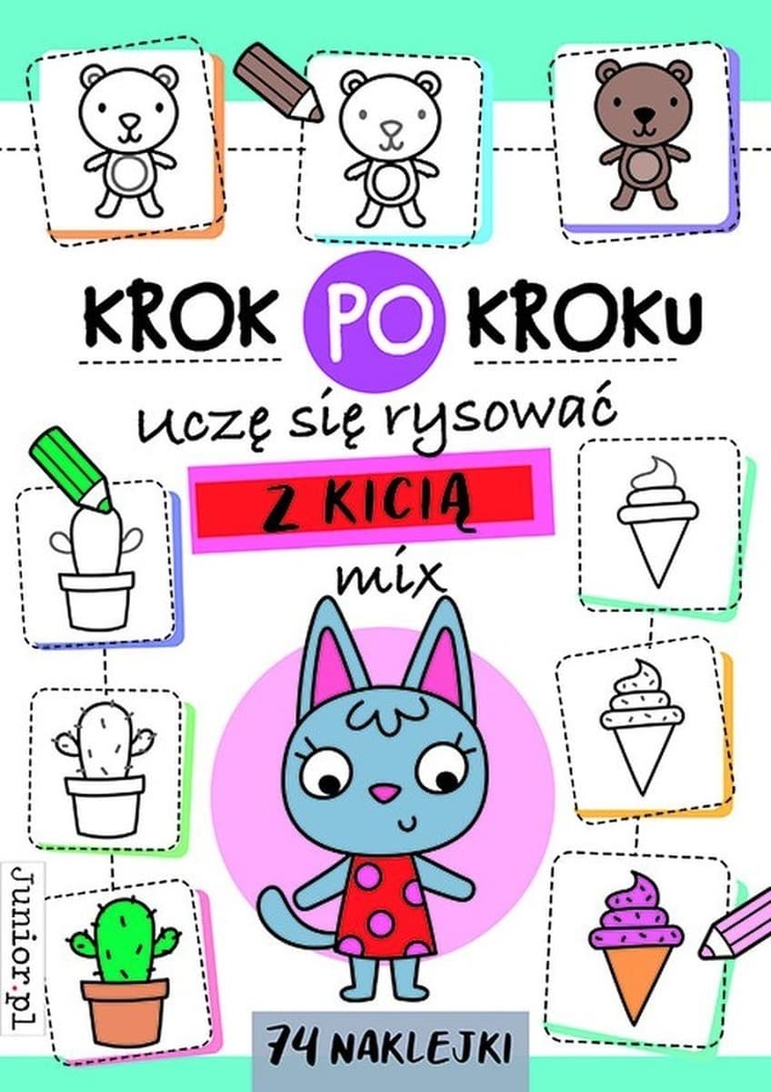 Rysowanie z Kicią. Książeczka dla dzieci