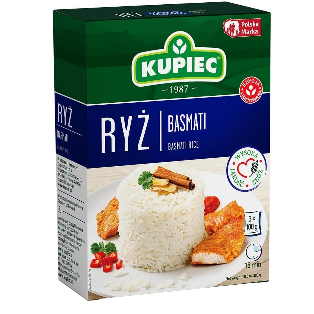 Kupiec Ryż basmati 3x100G