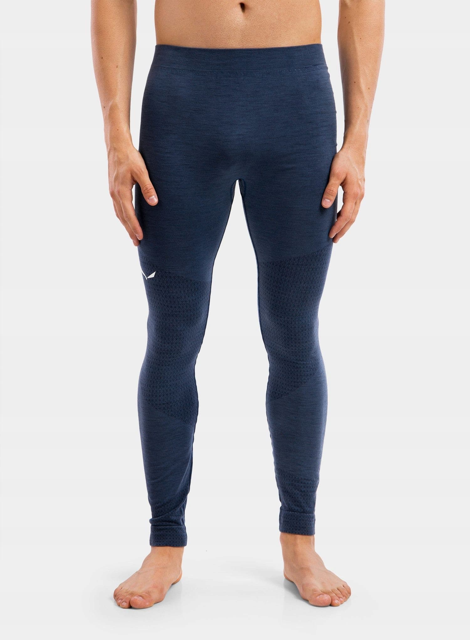 Salewa Zebru Medium Warm AMR Tight - legginsy termoaktywne denim, rozmiar S