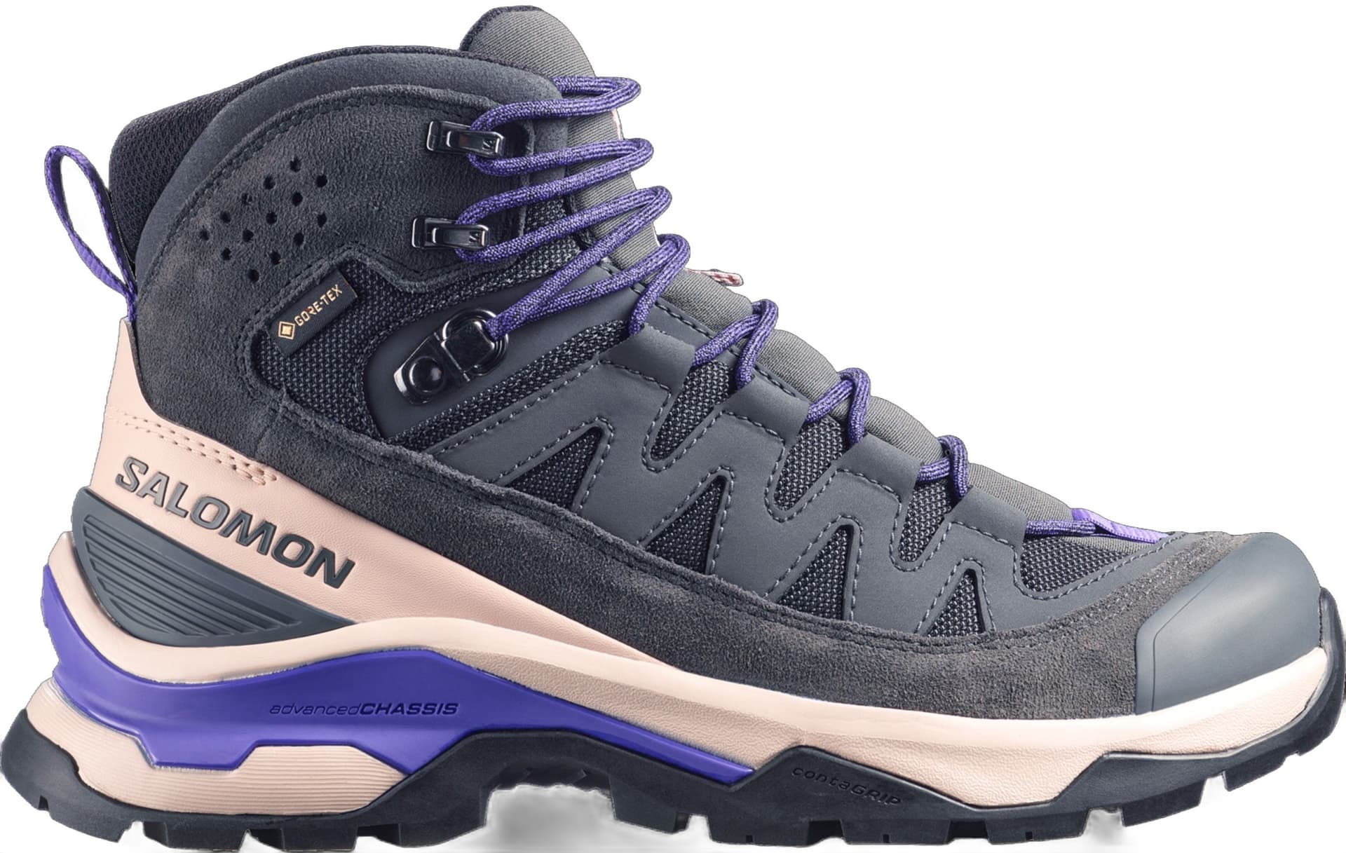 Salomon Quest Echo GTX damskie buty trekkingowe asphalt/shadow/blue r. 41