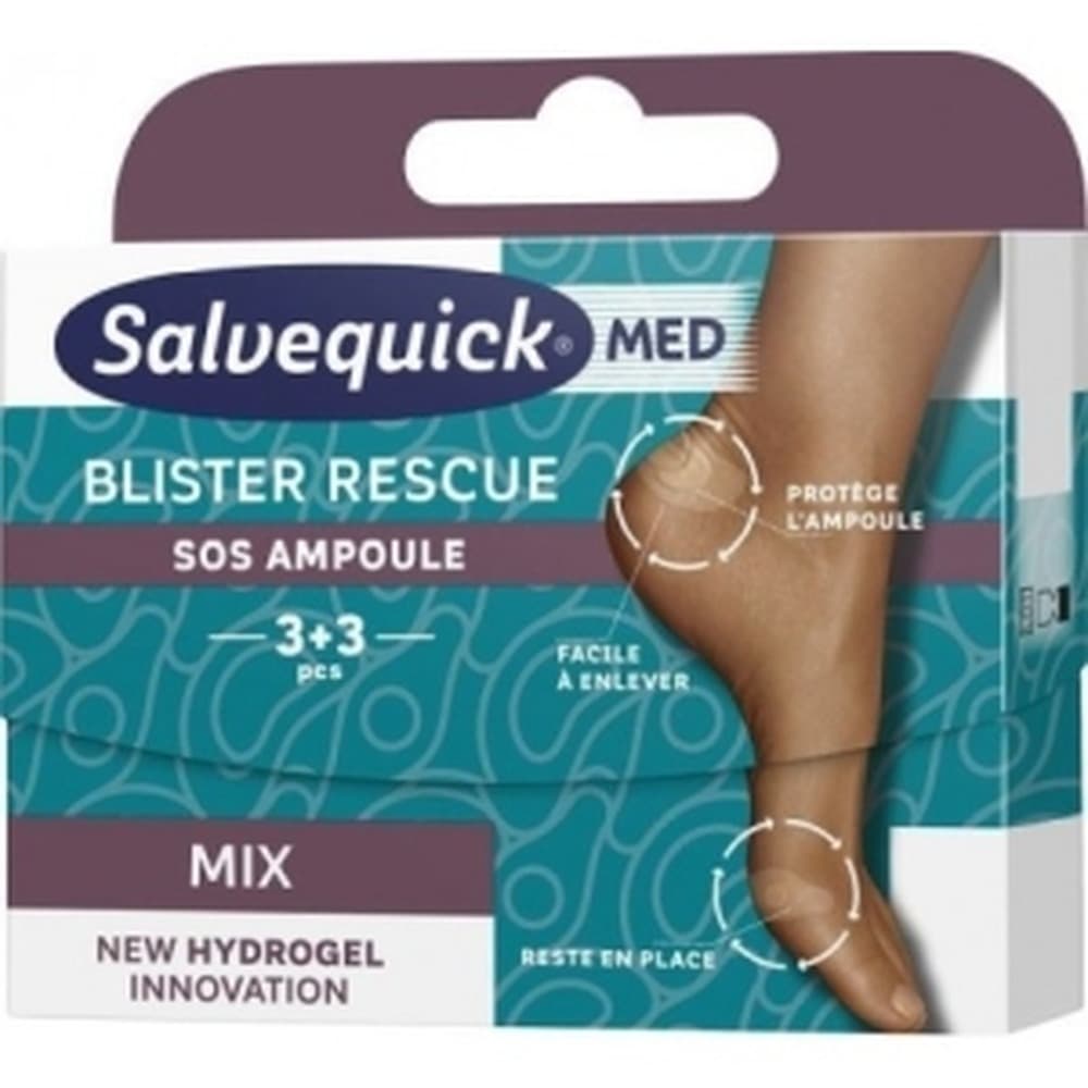 Salvequick Plastry uniwersalne Rescue Mix 3+3 sztuki