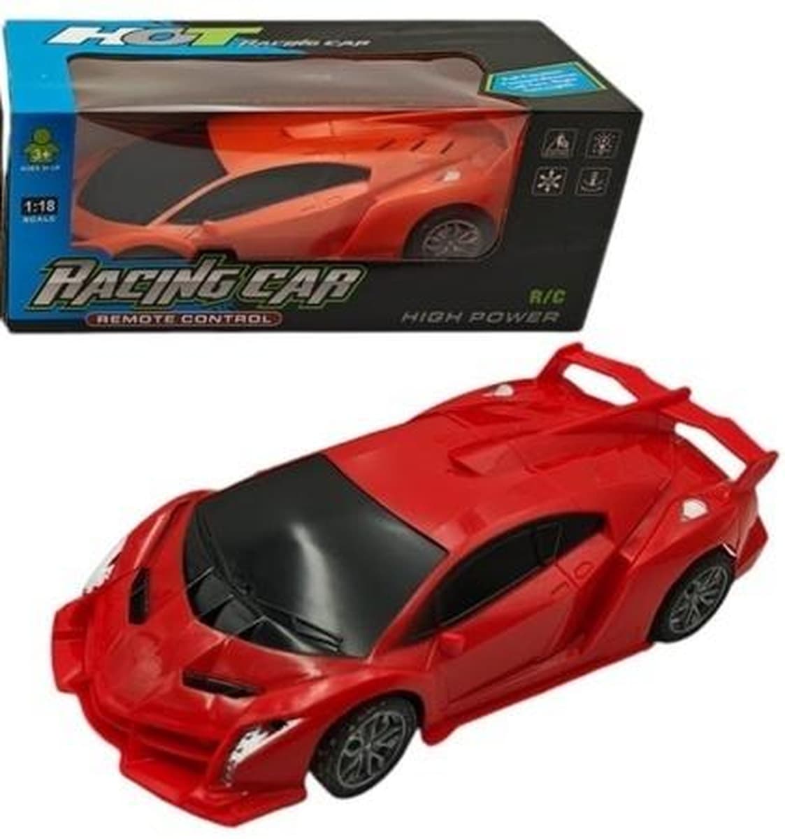 Samochód Lambo zdalnie sterowany R/C, skala 1:18