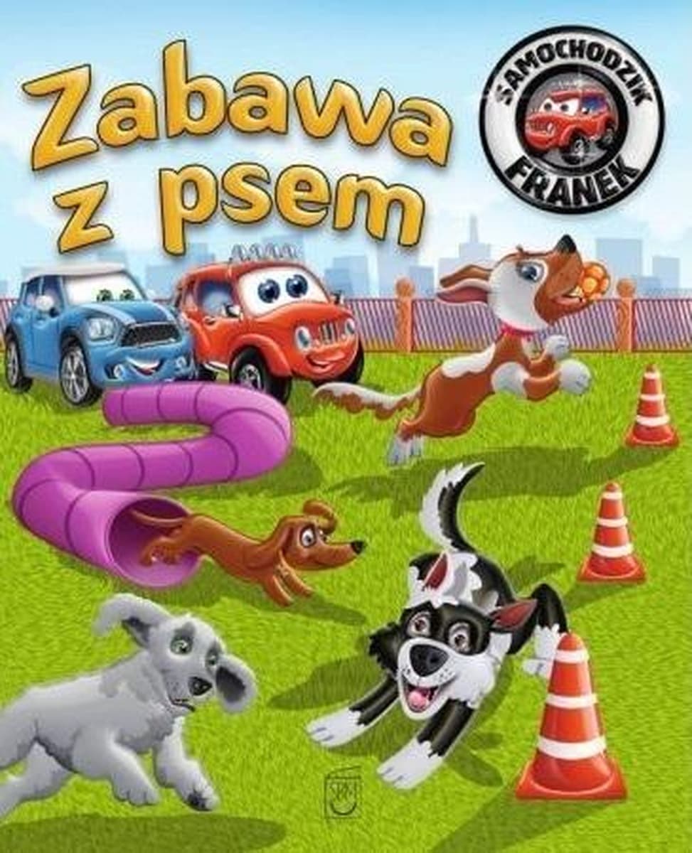 Samochodzik Franek zabawa z psem Książka dla dzieci Karolina Górska