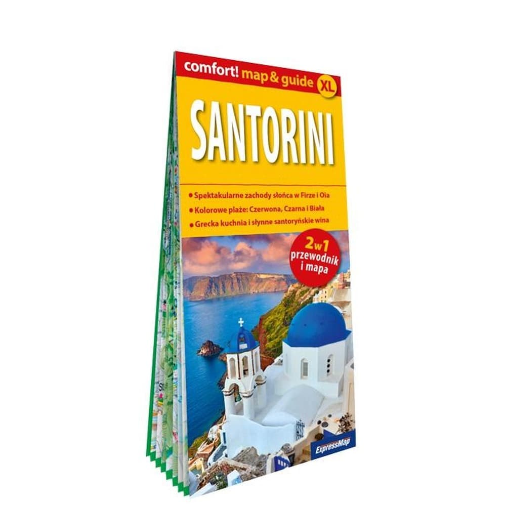 Santorini przewodnik map&guide XL