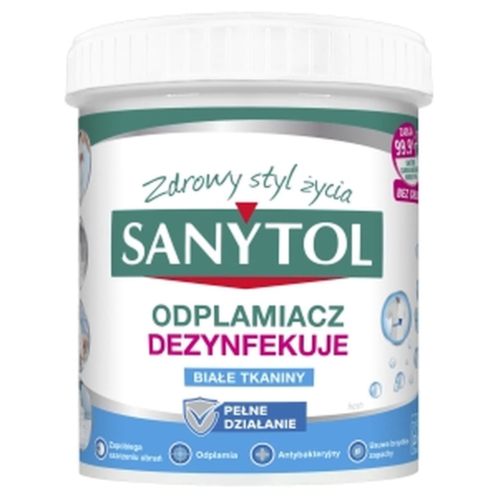 Sanytol Odplamiacz dezynfekujący do białych tkanin 450 g