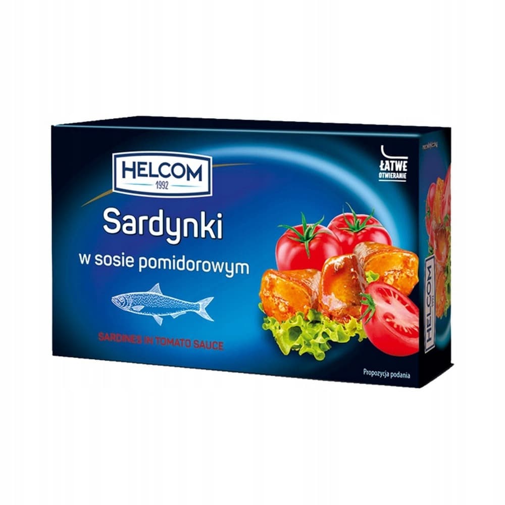 Sardynki w sosie pomidorowym Helcom 125 g