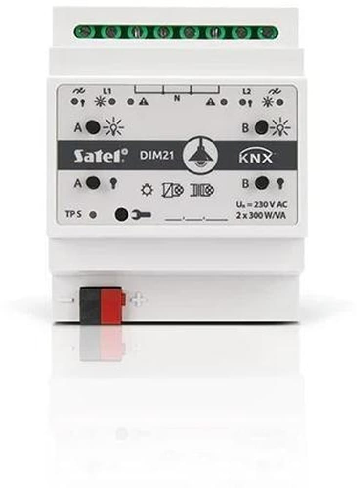 SATEL KNX-DIM21 2-kanałowy aktor ściemniający KNX