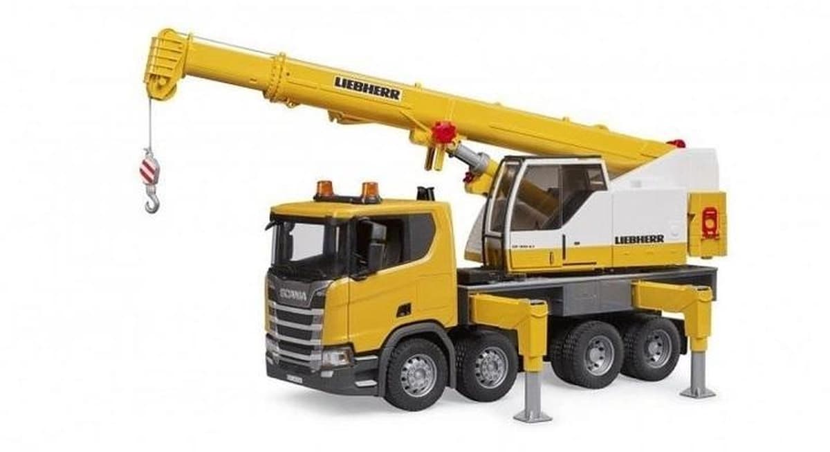Scania Super 560R ciężarówka z dźwigiem Liebherr