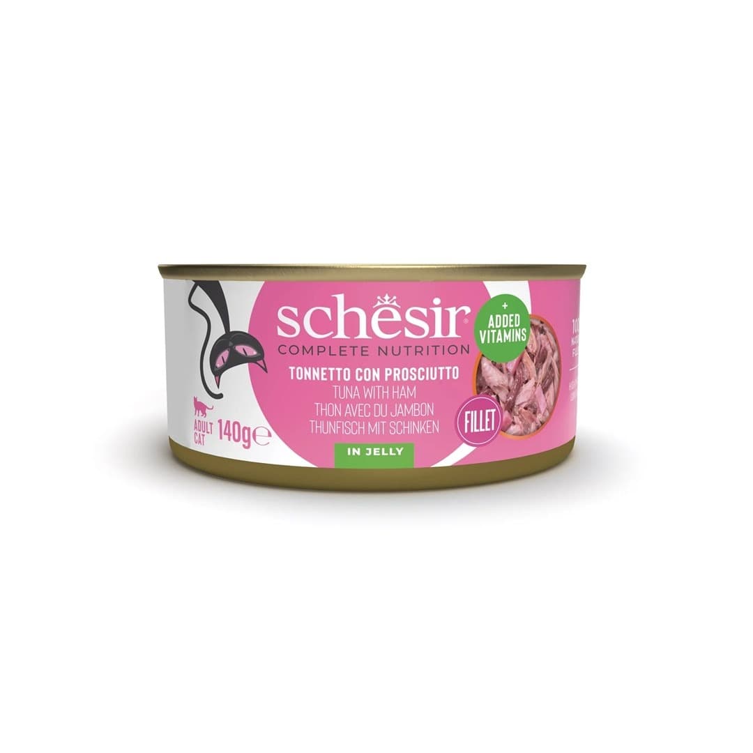 Schesir Adult dla kota Tuńczyk z szynką 140g