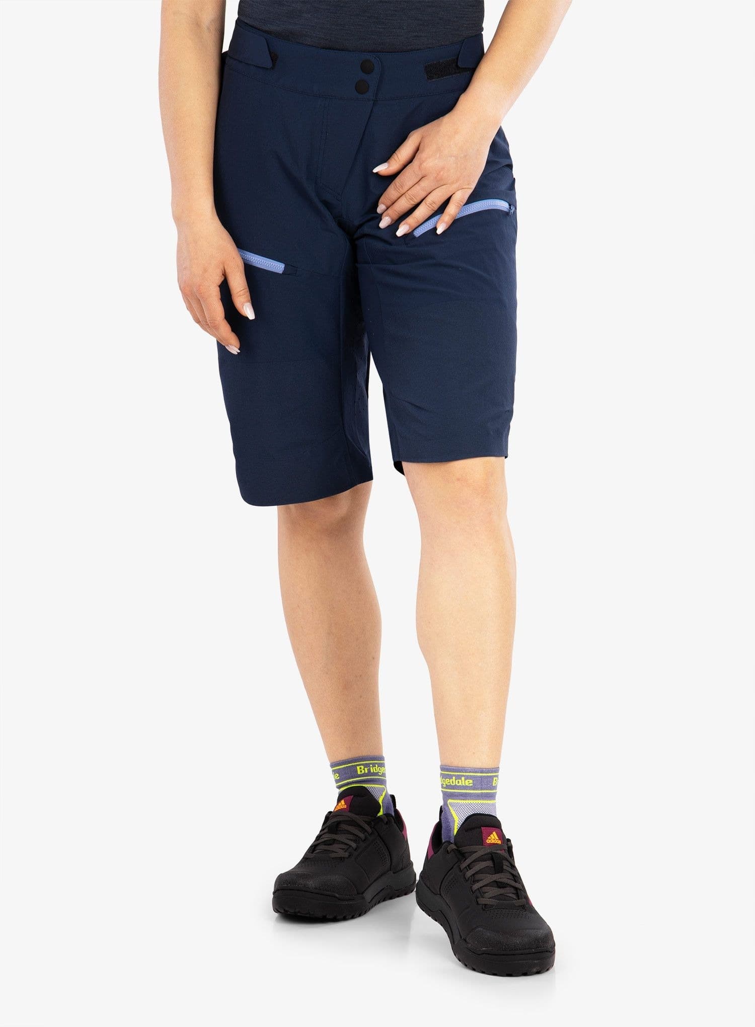 Schoffel Shorts Steep Trail damskie spodenki rowerowe - dress blue, rozm. S