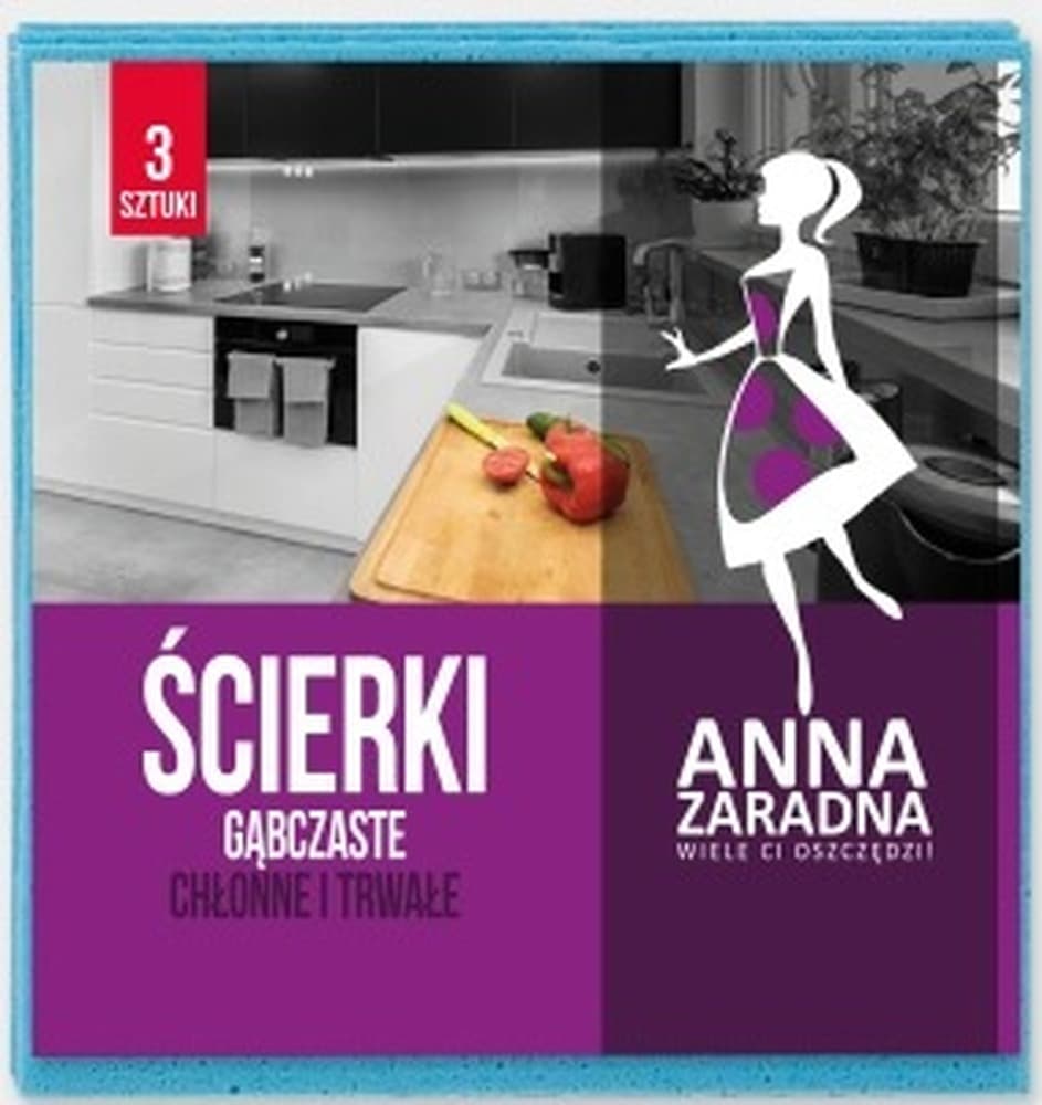 Ścierka Gąbczasta Anna Zar A3