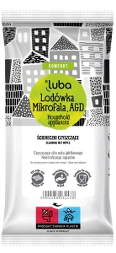 Luba Comfort nawilżane ściereczki do lodówki, mikrofalówki i AGD 32 sztuki